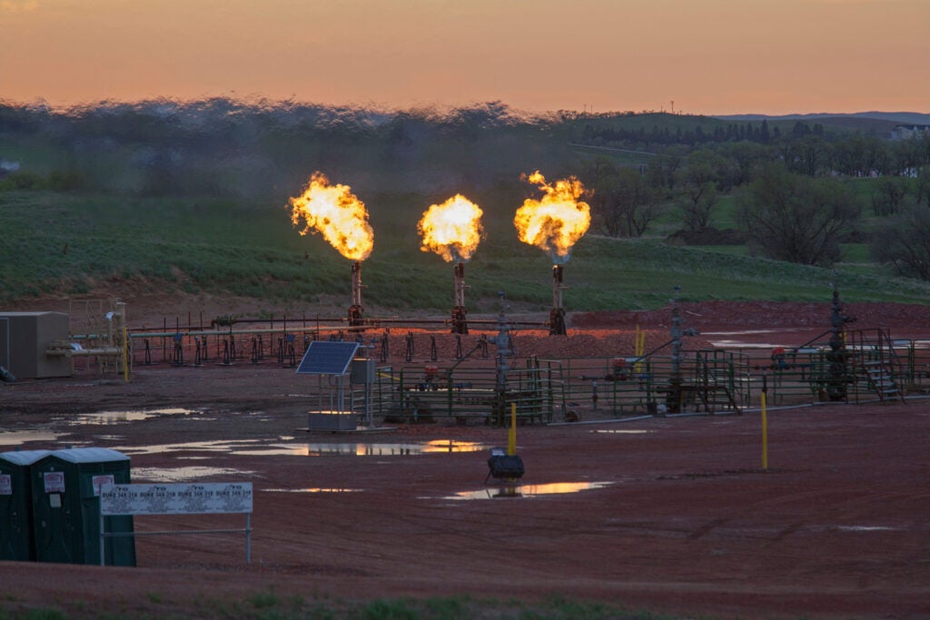 North Dakota flaring