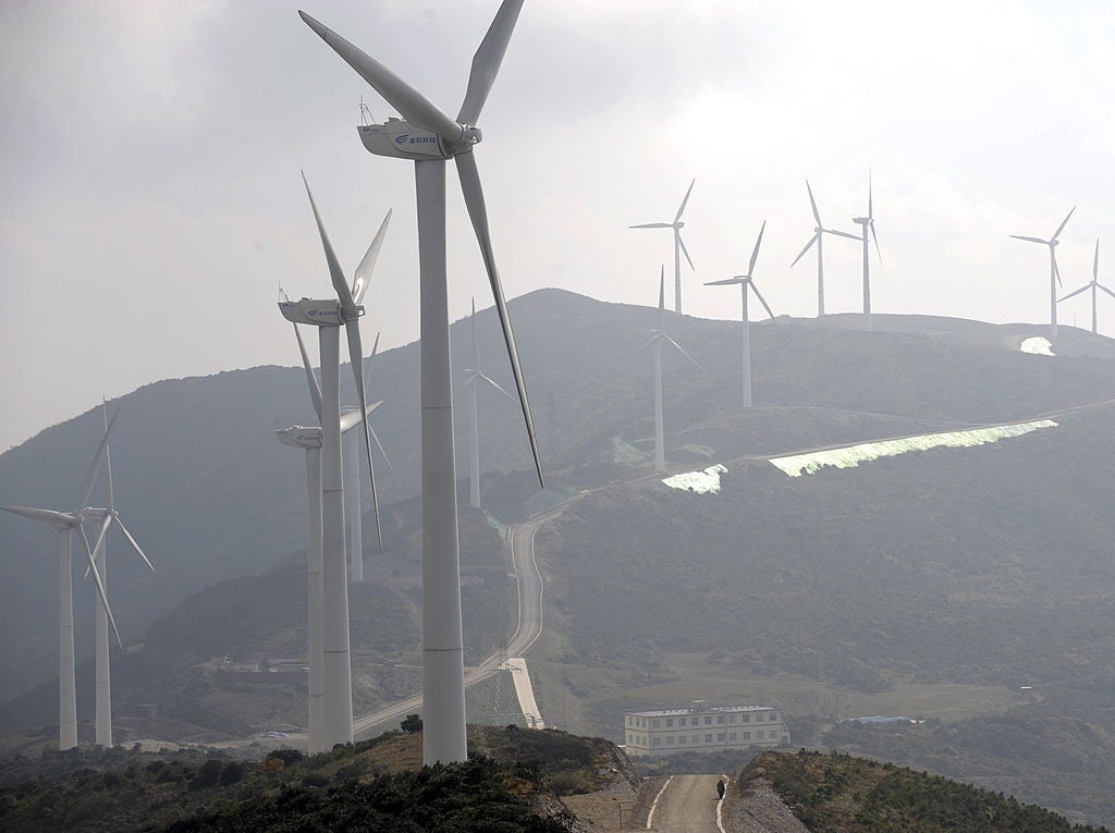 China wind farm