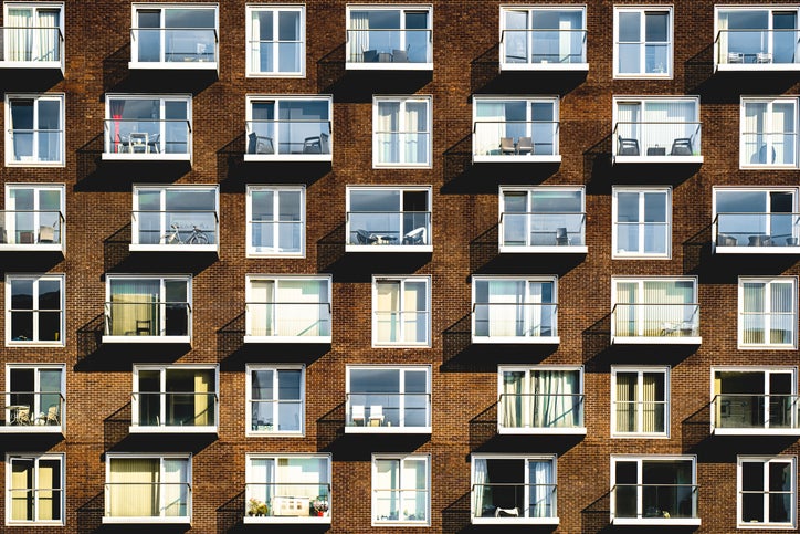 Private rentals in the UK score the worst on energy efficiency compared to other homes. (Photo by Chunyip Wong via Getty Images)