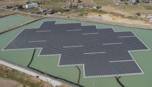 Floating Solar plant