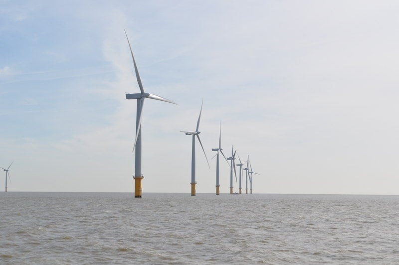 The proposed wind farm will be built in the German north sea. Offshore wind farm